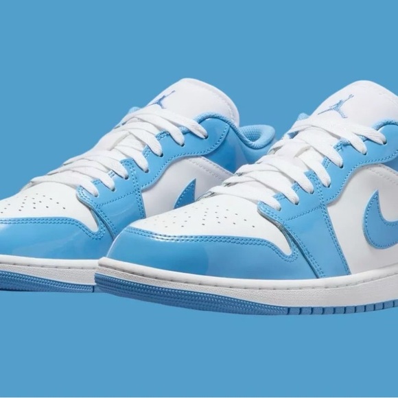 Nike Air Jordan 1 Low Legend Blue UNC White Sneakers FZ2138-114 Men's Size 8 - Picture 8 of 8